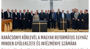 Kép: Karácsonyi körlevél a Magyar Református Egyház minden gyülekezete és intézménye számára